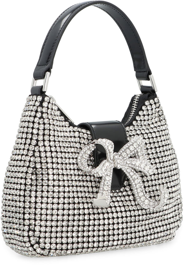 Diamante Crescent Bow Handbag-2